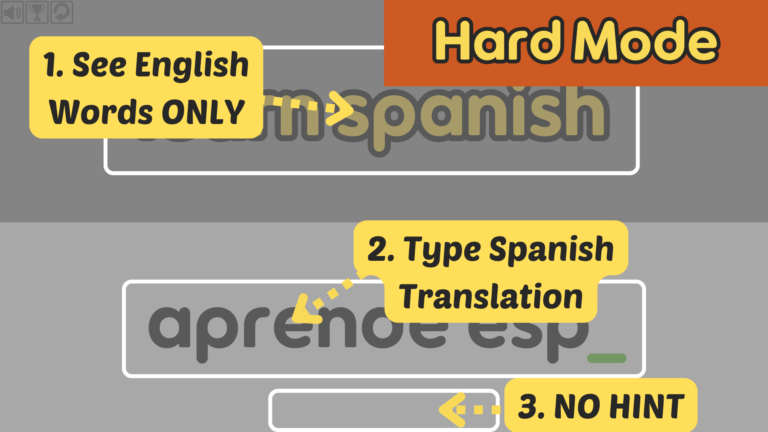 spanish typing game